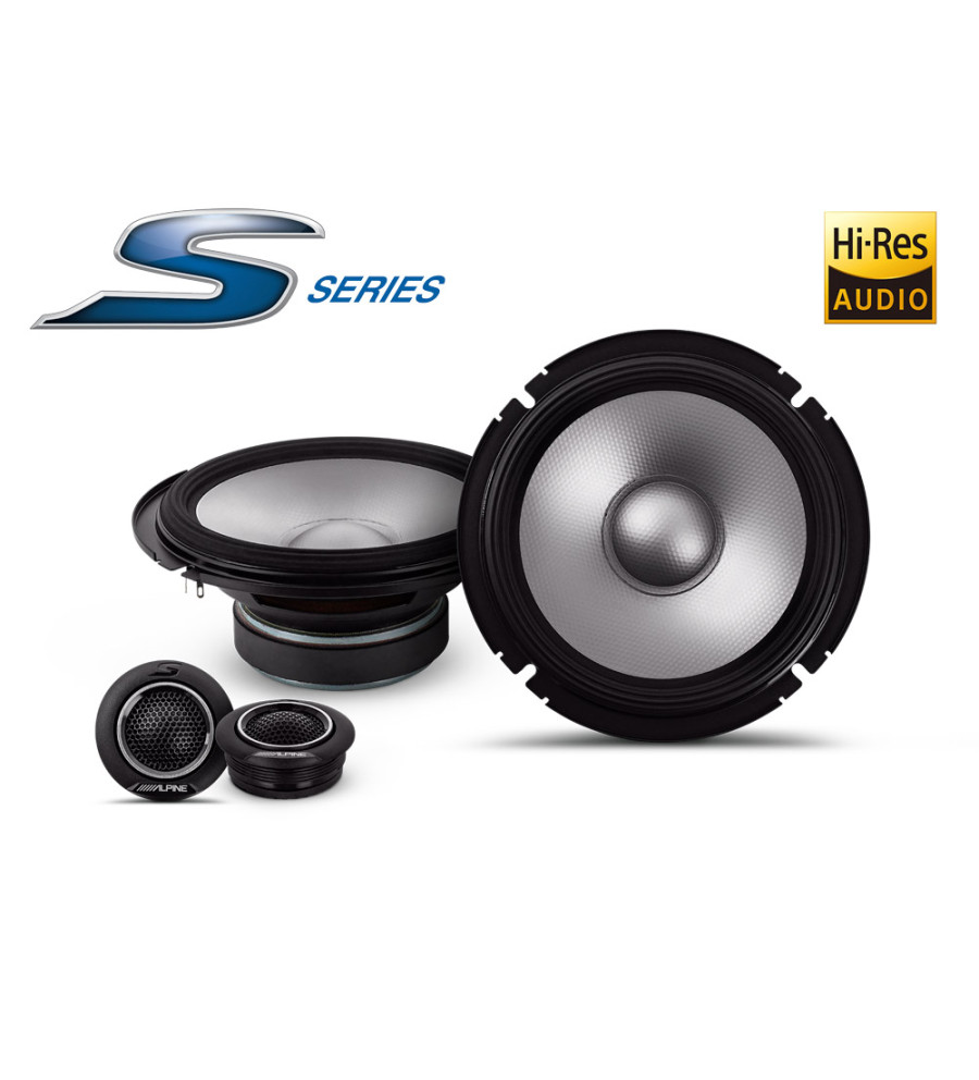 GŁOŚNIK SAM. ALPINE S2-S65C 165MM ZESTAW Hi-Res AUDIO | Sklep Iro...