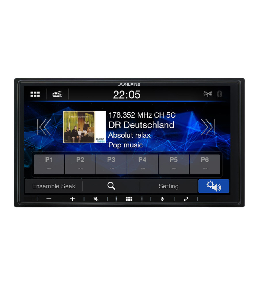 STACJA MULTIMEDIA ALPINE iLX-W690D 7' 2-DIN APPLE CarPlay ANDROID A...