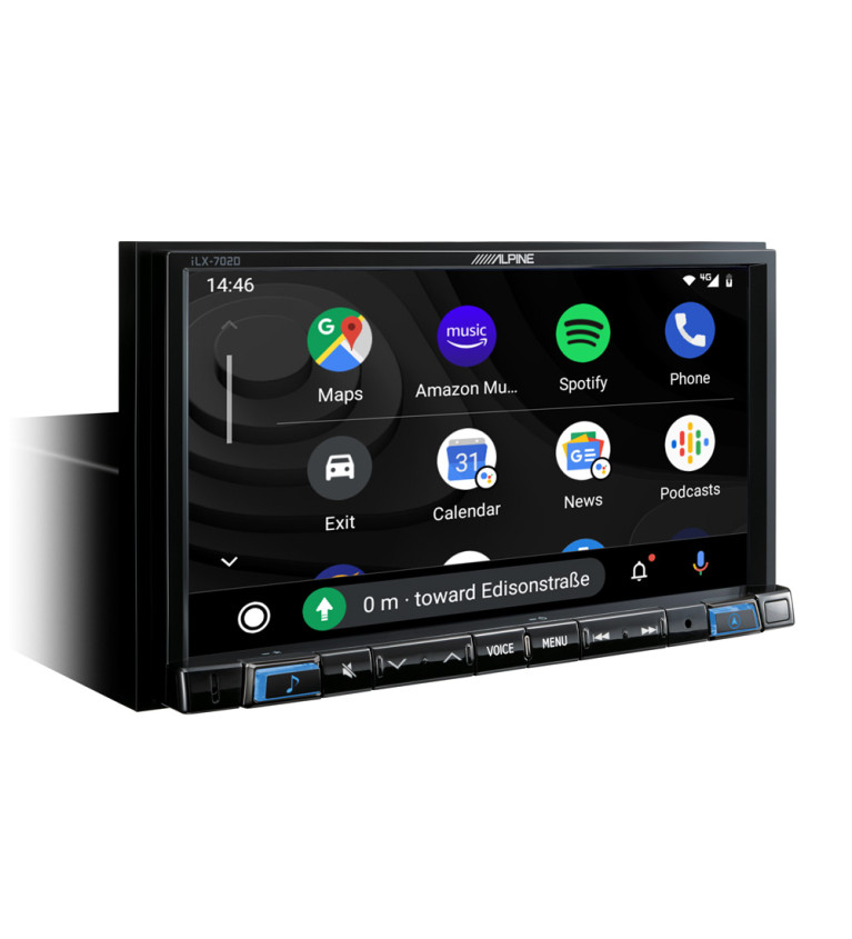 STACJA MULTIMEDIA ALPINE iLX-705D 7' 2-DIN APPLE CarPlay/Android Au...