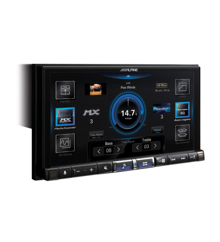 STACJA MULTIMEDIA ALPINE iLX-705DM 7' 2-DIN APPLE CarPlay/Android A...