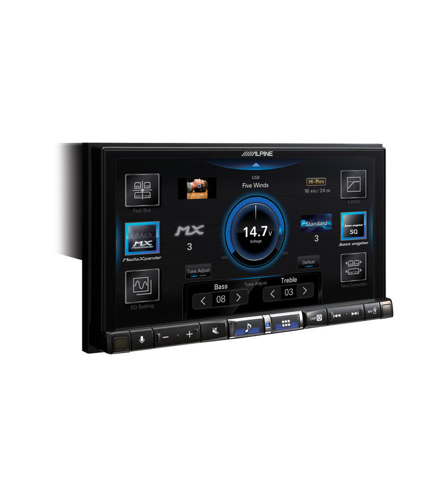 STACJA MULTIMEDIA ALPINE iLX-705DM 7' 2-DIN APPLE CarPlay/Android A...