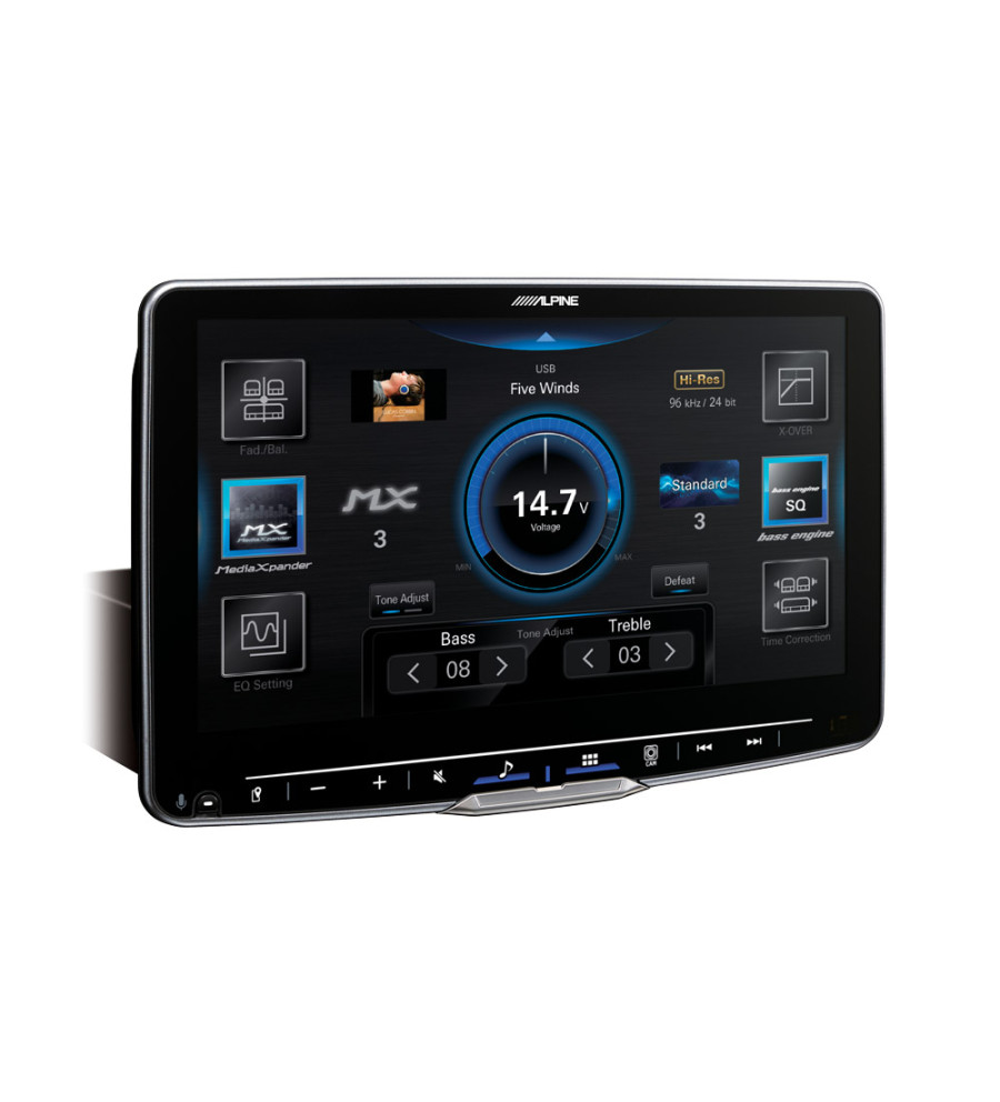 STACJA MULTIMEDIA ALPINE iLX-F905D 9' 1-DIN APPLE CarPlay ANDROID A...