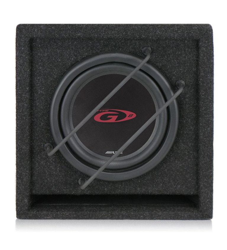 SUBWOOFER SAM.ALPINE SBG-844BR 20CM/8" W SKRZYNI BASS REFLEX | Skle...