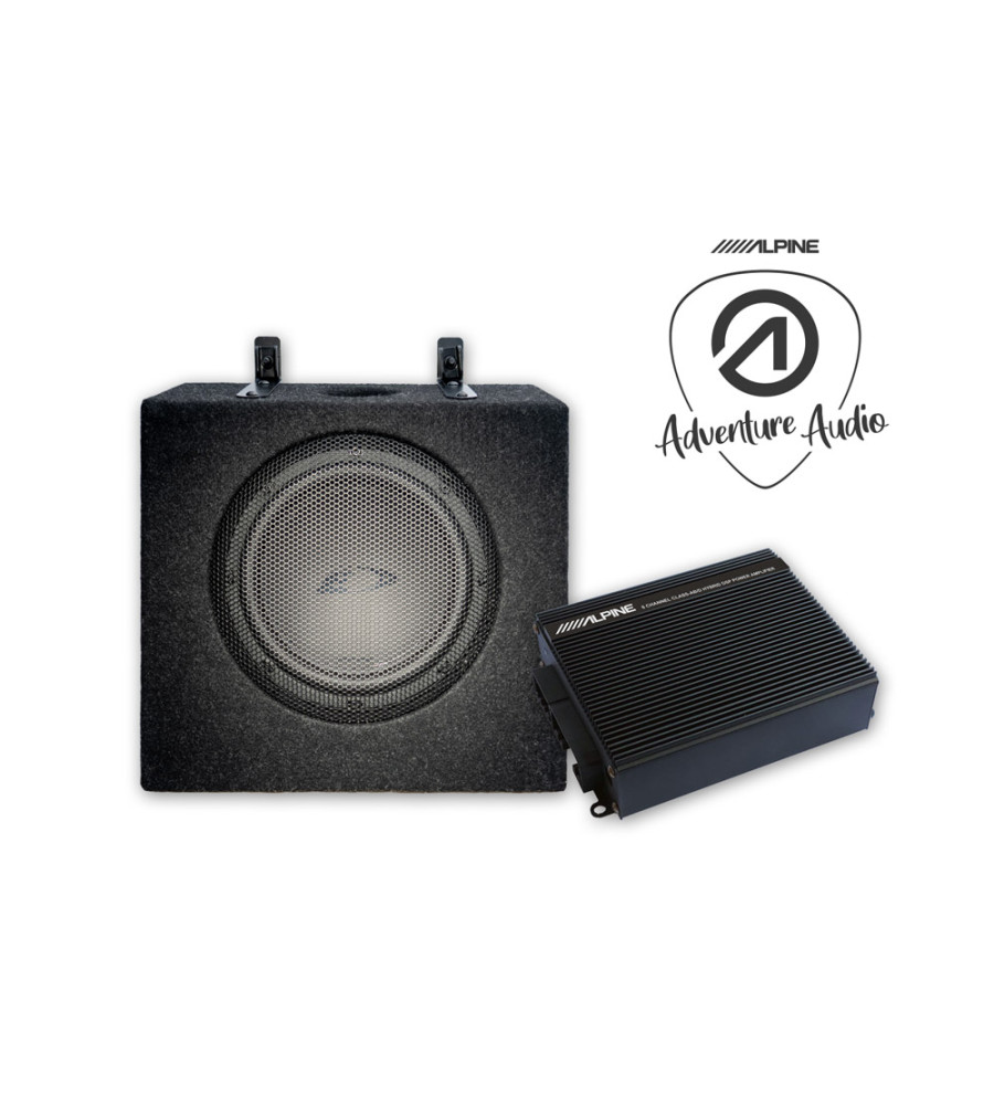 SUBWOOFER SAM WZMACNIACZ Z DSP ALPINE SPC-D84AT6 20CM/8" DO VW T6/T...