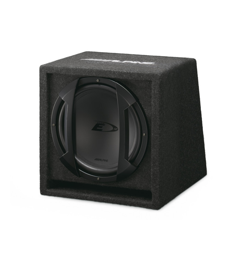 SUBWOOFER SAM.ALPINE SBE-1244BR W SKRZYNI BASS REFLEX | Sklep IronR...