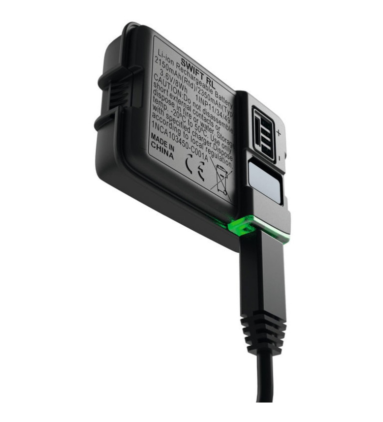 Petzl battery E092DB00, for SWIFT RL (black, for headlamp)