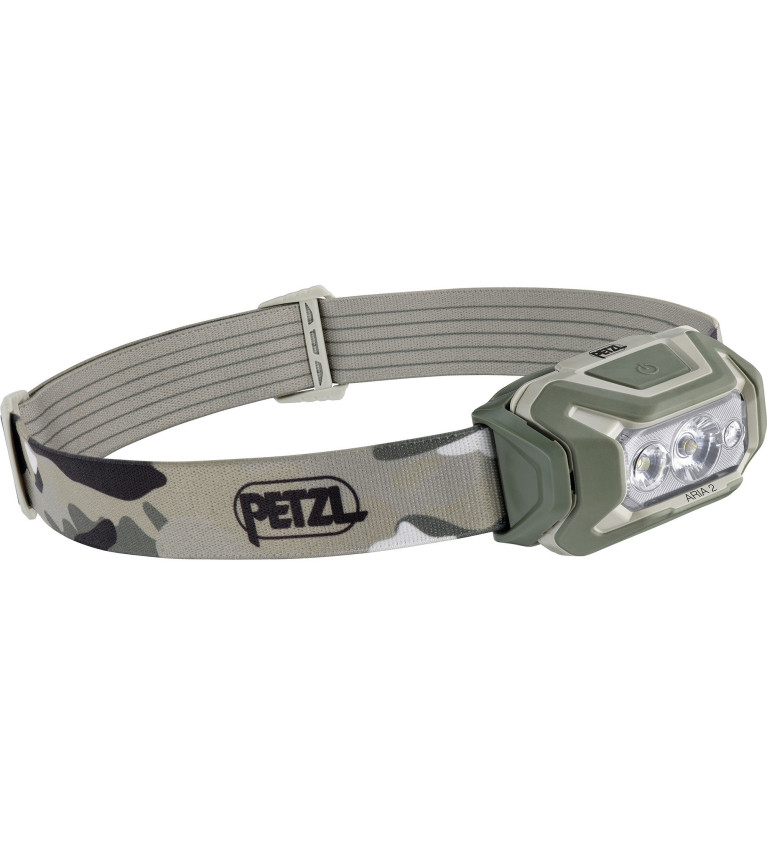 Petzl Aria 2 RGB, LED light light brown/green