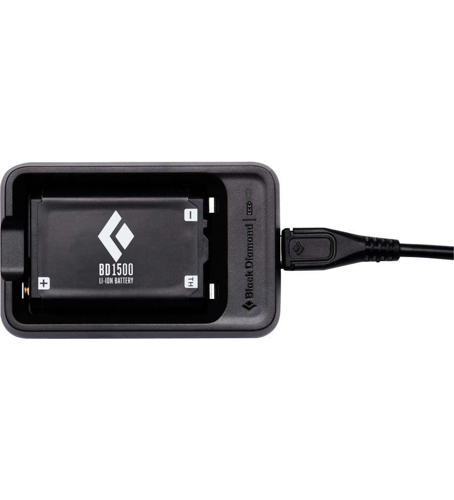Black Diamond BD 1500 Battery & Charger, Set (black, charger with battery)