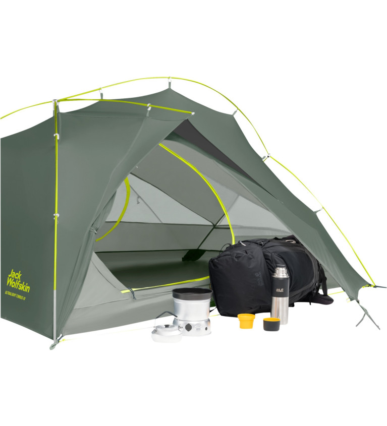 Jack Wolfskin dome tent STRATOS LITE III green, 2024 model
