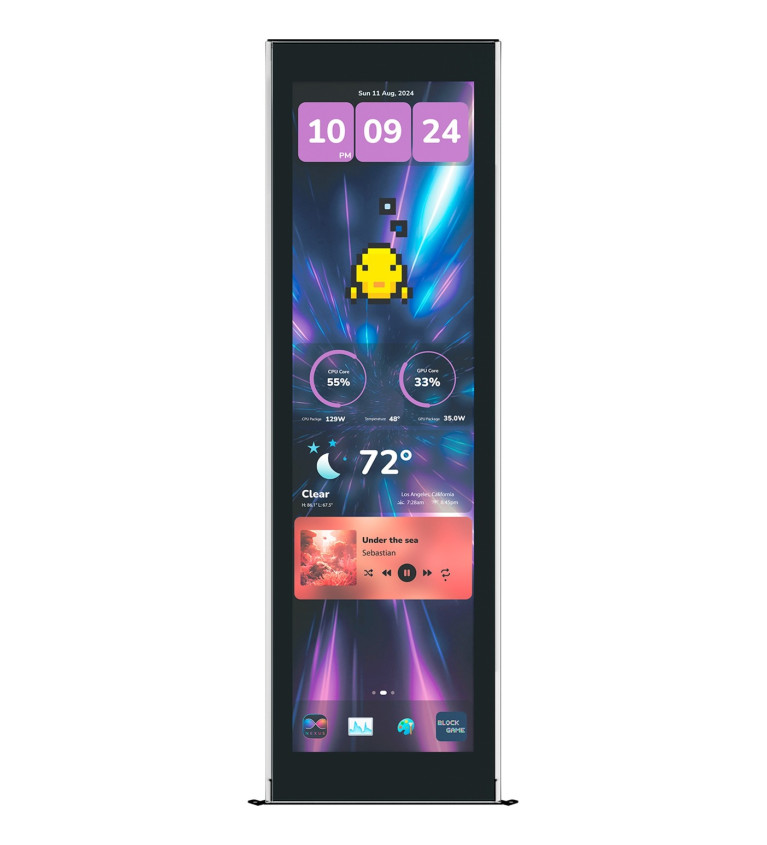 HYTE Y70 Touch Display Upgrade (black, 14.5-inch touchscreen)