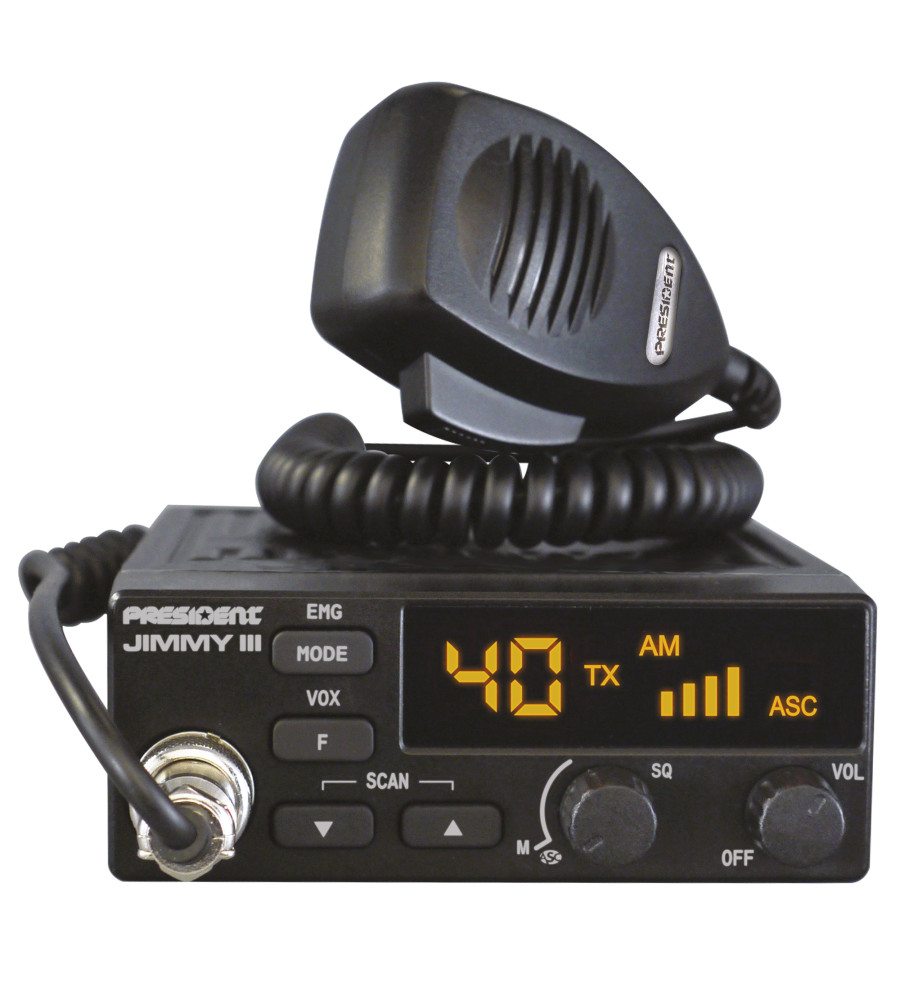 RADIO CB "PRESIDENT" JIMMY III ASC AM/FM VOX | Sklep IronRat Outdoor